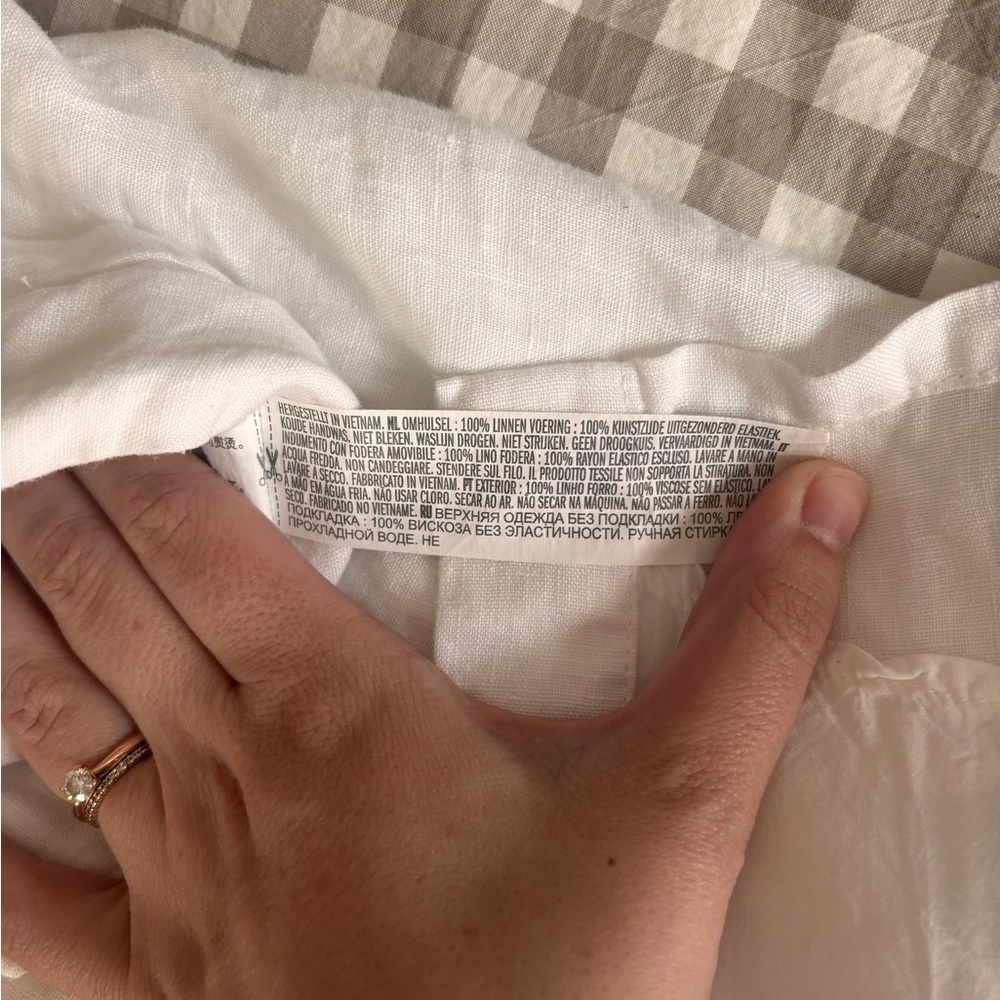 Forever 21 | 100% linen lined button up midi skirt - Picture 4 of 5